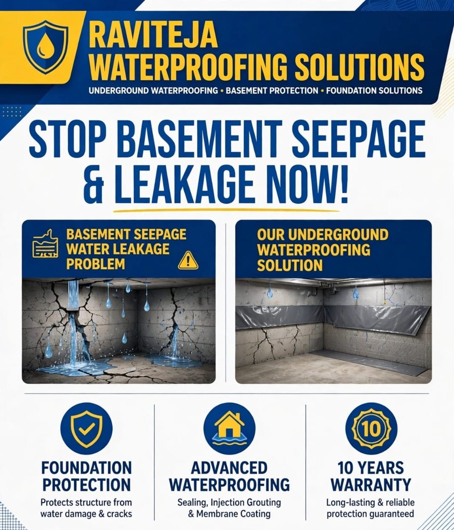 Basement waterproofing service sheet